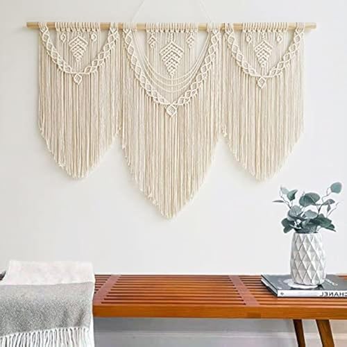 通用 Großer Makramee Wandbehang Boho Wandbehang Wandbehang Wandbehang (A Muster) von 通用