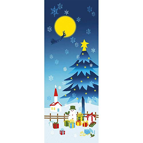 HAMONYO Bild Tenugui 'Weihnachtsabend's Present' von 濱文様