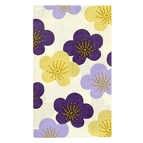 HAMONYO Tenugui"Purple Ume Flowers" HAMONYO Tenugui"Purple Ume Flowers" von 濱文様