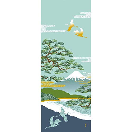 Hamamonyo Bild Tenugui 'Miho Pine Grove' von 濱文様
