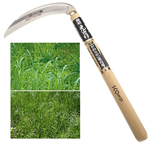 Cocktail7 Japanische Handsichel Feine Edelstahlklinge Mähen Trimmen Mähen Gras Unkrautvernichtung Rasen Werkzeug Garten Gartenarbeit Sichel Hergestellt in Japan Cocktail7 Japanische Handsichel Feine Edelstahlklinge Mähen Trimmen Mähen Gras Unkrautvernichtung Rasen Werkzeug Garten Gartenarbeit Sichel Hergestellt in Japan von 豊稔企販