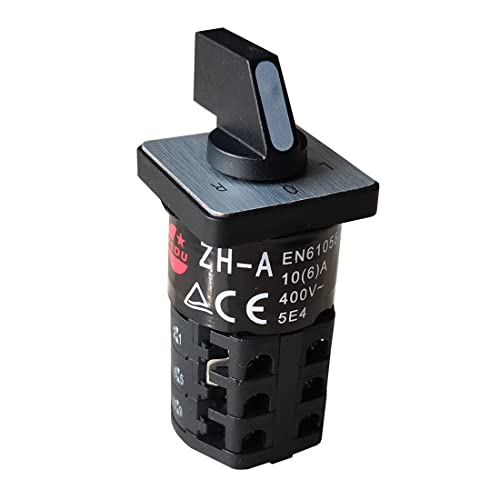 KEDU ZH-A Nockendrehschalter Umschalter Kurzschlussfestigkeit 5KA RMS SYM 600VAC Sicherung 20A Klasse RKI 18A 125V 12A 250V 3HP 240-440V 10(6) A 400V 5E4 CE EN61058 von 通用