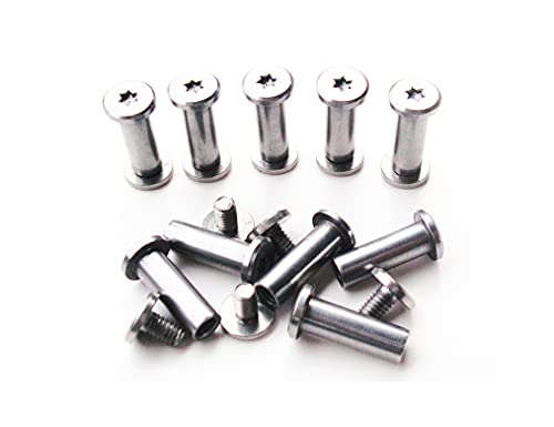 Klappmesser Corby Schrauben,Taschenmesser Pivot Pins,EDC Messermacher Schraubverschlüsse Nieten,DIY Messergriff Studs,Packung mit 10 (14mm) von 通用