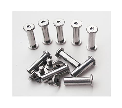 Klappmesser Corby Schrauben,Taschenmesser Pivot Pins,EDC Messermacher Schraubverschlüsse Nieten,DIY Messergriff Studs,Packung mit 10 (17mm) von 通用