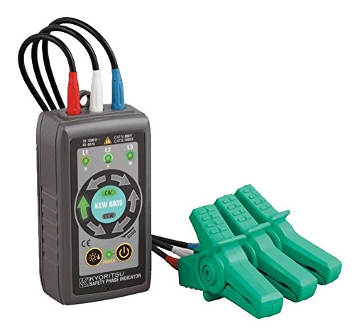 Kyoritsu KEW-8035 Phasen- und Drehfeldpruefer CAT III 1000 V, CAT IV 600V LCD von 共立電気計器