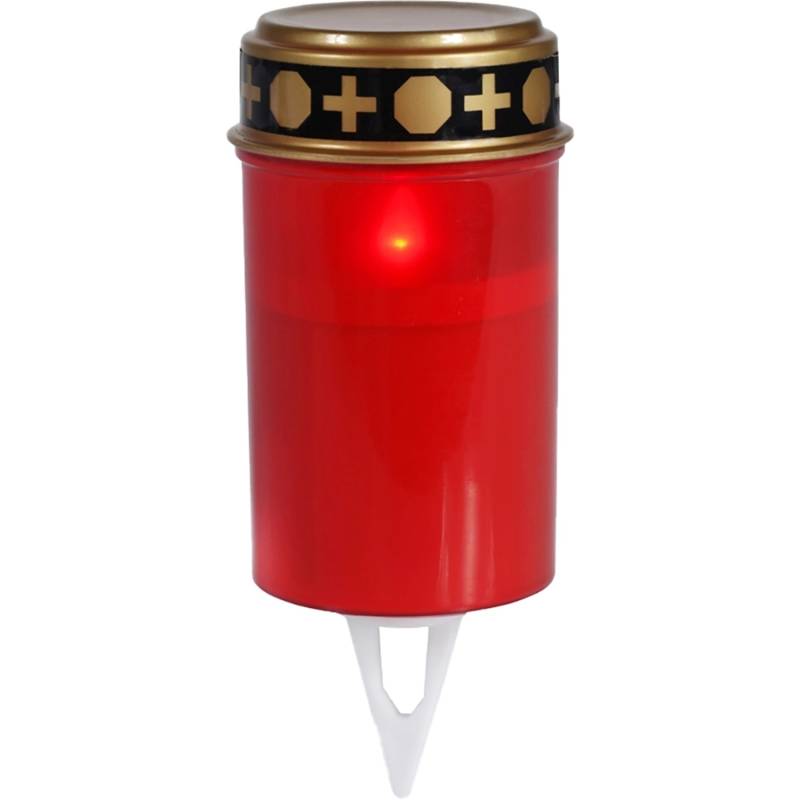 LED-Grablampe mit Erdspieß Spina Rot von -