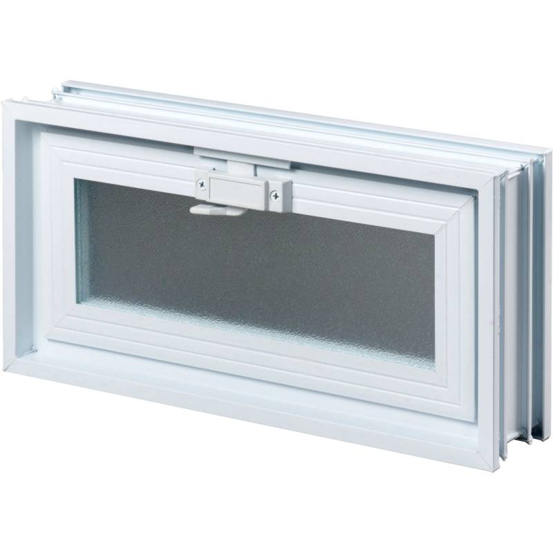 Lüftungsfenster 484 mm x 239 mm für 2 24er Glassteine von -