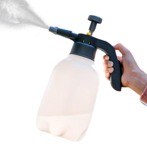 Manuell verstellbare Gießkanne – Handdruck-Gießkanne | Verstellbare Sprühflasche mit großer Kapazität | 2 l Gartensprühflasche für Haushalt, Garten von ノーブランド品