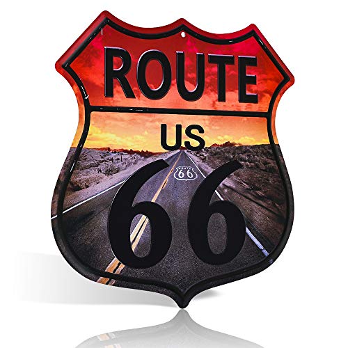 不适用 Metallschild mit der Aufschrift "Route 66 Highway" von 不适用