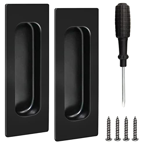 通用 Muschelgriff Versteckt Einlassgriff Eckig SchiebetüRgriff Edelstahl Schwarz Schubladengriffe füR KüChe Schrank Schubladen 120 X 40 mm 通用 Muschelgriff Versteckt Einlassgriff Eckig SchiebetüRgriff Edelstahl Schwarz Schubladengriffe füR KüChe Schrank Schubladen 120 X 40 mm von KOUHA