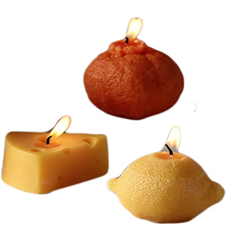 Nordic Net Duftkerze, rote, hässliche Orangenfrucht-Duft, für Zuhause, Kerzenlicht, Abendessen, romantischer Duft (große Ugly Orange Lemon Cheese) von 通用