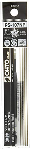 OHTO Horizon GS01 Original Pen Refill | Ölbasierte Tinte | Schwarz [PS-107NP] von オート