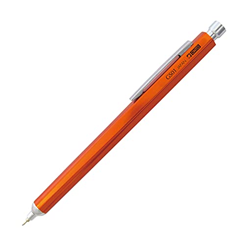 OHTO Needle-point GRAND STANDARD, Orange: Feinminen Kugelschreiber in Orange mit eloxiertem Aluminium-Gehäuse und einer 0,7 mm Needlepoint-Mine zum Nachfüllen (schwarz). von オート