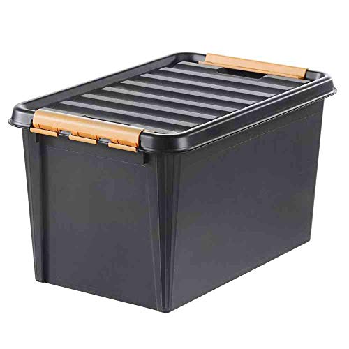 Orthex 3196010 Clipbox Smart Store Robust 45, 59 x 39 x 34, 5 cm, 45 L, schwarz von アステージ