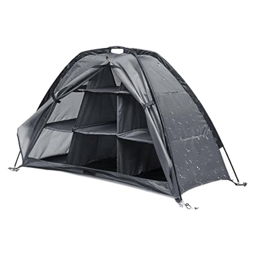 Outdoor-Esszimmer-Aufbewahrungszelt, Outdoor-Aufbewahrungsschuppen, 9 Fächer, faltbares Reißverschlusszelt, 210D Oxford-Tuch, Aufbewahrungszubehör, für Grillen, Camping, im Freien Outdoor-Esszimmer-Aufbewahrungszelt, Outdoor-Aufbewahrungsschuppen, 9 Fächer, faltbares Reißverschlusszelt, 210D Oxford-Tuch, Aufbewahrungszubehör, für Grillen, Camping, im Freien von ノーブランド品