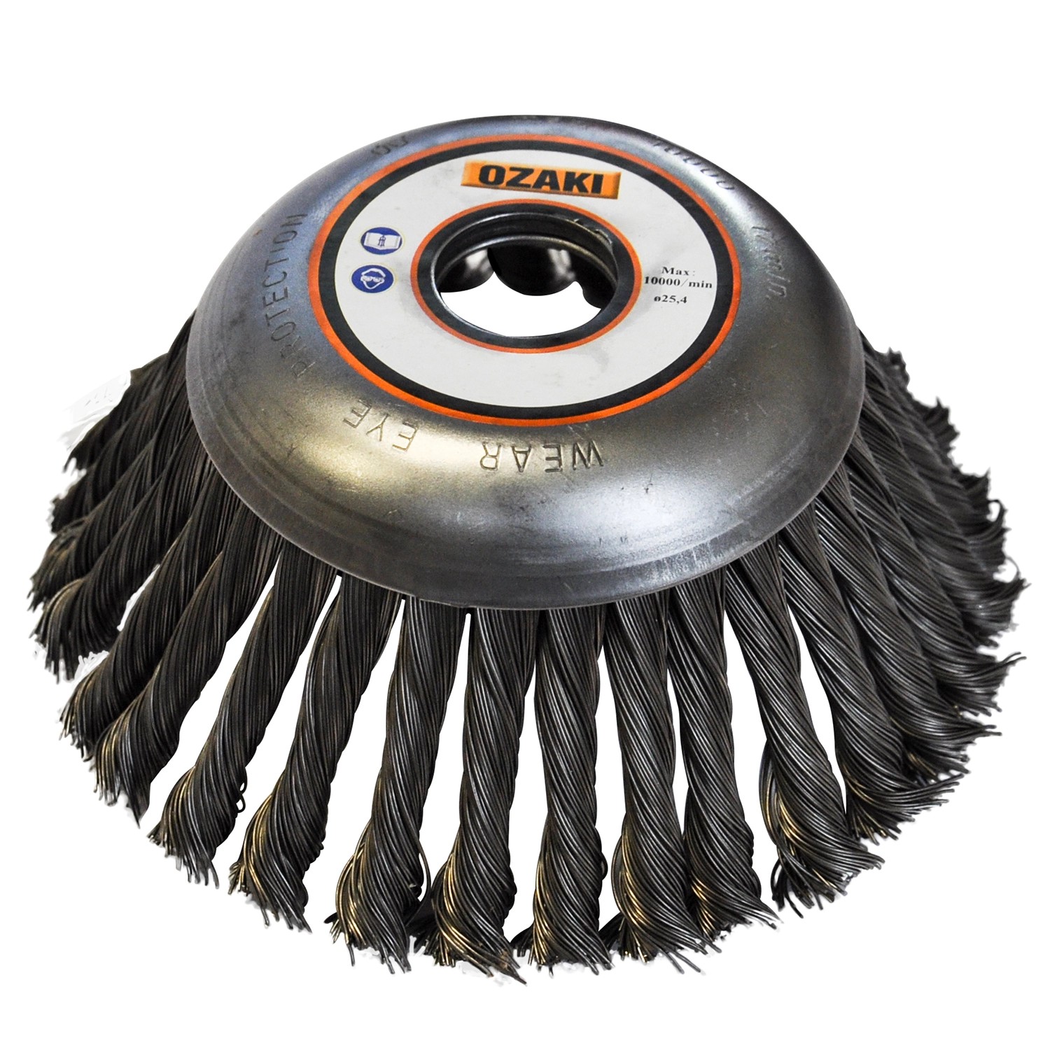 Ozaki Unkrautbürste Ø 150 mm im 45° Winkel Ozaki Unkrautbürste Ø 150 mm im 45° Winkel von -