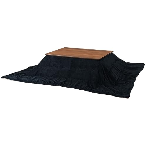 パレットライフ PaletteLife Bettdecke Kotatsu 78.7x94.4 (200x240cm) Wendedecke Navy Rechteck Kotatsu Futon Doppelseitiges Fischgrätenmuster Skandinavisch Stilvoll Niedlich Warm Gebürstet Flauschig von パレットライフ