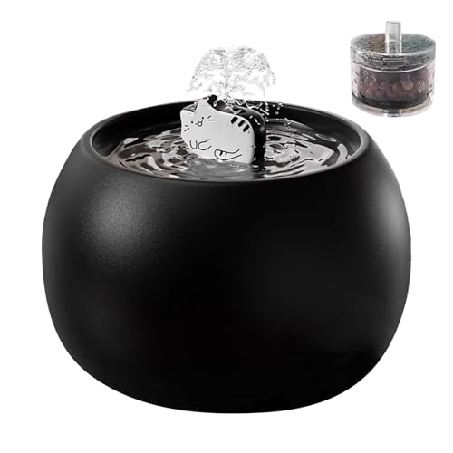 Pet Water Fontaine, Pet Water Dispenser Fontaine - Wiederaufladbarer Spender mit eingebautem Filter mit Sensor für Zuhause Hund Katze Wasserversorgung Outdoor Design Pet Water Fontaine, Pet Water Dispenser Fontaine - Wiederaufladbarer Spender mit eingebautem Filter mit Sensor für Zuhause Hund Katze Wasserversorgung Outdoor Design von ノーブランド品