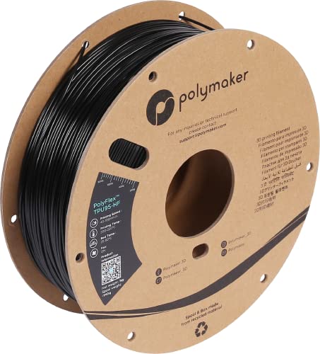 Polymaker PolyFlex TPU-95A High Speed Schwarz - 1,75mm - 1kg von Polymaker