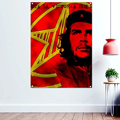 Poster, Motiv: Che Guevara, Propaganda, Wandkunst, großartiger kommunistischer Propaganda, CCCP UdSSR WW II Tapete, Wandbild, 96 x 144 cm von 通用