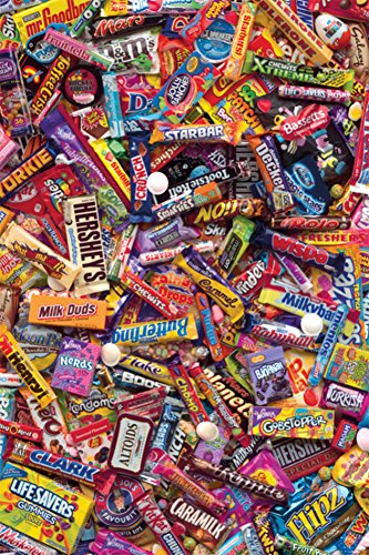 Pyramid Generic Ich Möchte Candy' Maxi Poster', 61 x 91.5 cm, Drucken Mehrfarbig von トライエックス