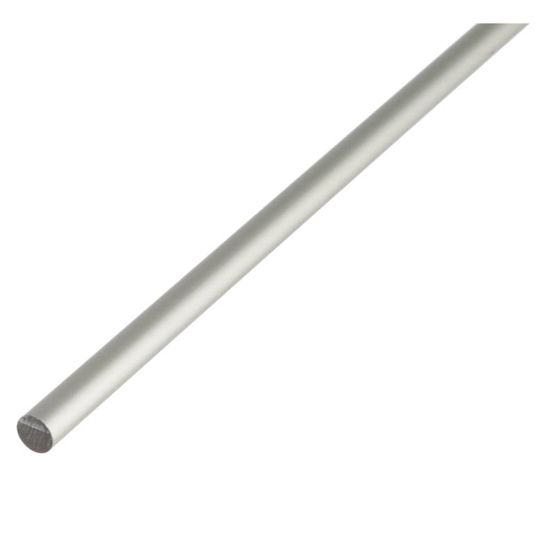 Rundstange Silber eloxiert 6 mm x 6 mm x 2000 mm von -