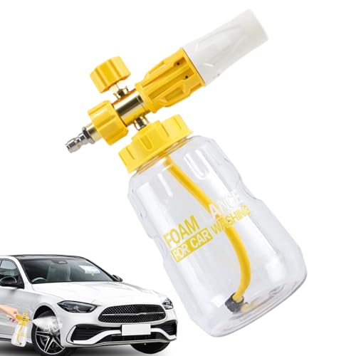 Schaumsprüher für die Reinigung von Holzkohle | 1 L Tragbarer Schaumsprüher | Robuste Autowaschflasche | Hohe Autowaschpumpe Pumpsprühflasche von ノーブランド品
