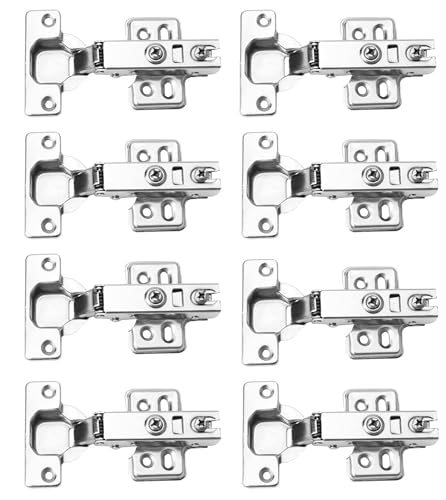 8 Stück Schrankscharniere Küchen Scharniere Küchenschrankscharniere Schlafzimmer Türscharniere Full Overlay Mute Hydraulische Soft Close Scharniere für Badezimmer Schlafzimmer Esszimmer schranktüren 8 Stück Schrankscharniere Küchen Scharniere Küchenschrankscharniere Schlafzimmer Türscharniere Full Overlay Mute Hydraulische Soft Close Scharniere für Badezimmer Schlafzimmer Esszimmer schranktüren von 通用