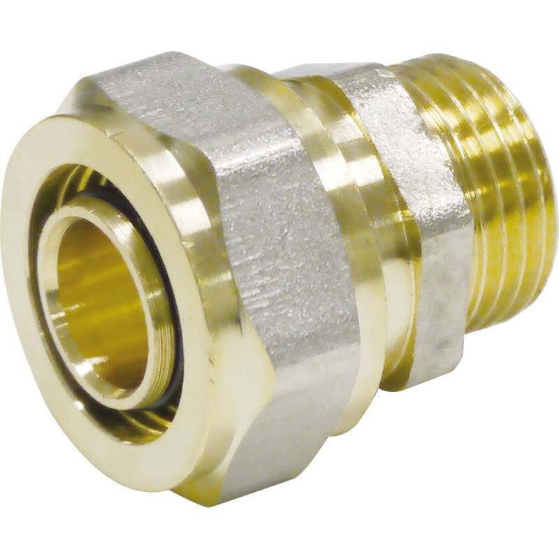 Schraubfitting Übergangsstück Messing 20 mm x R 1/2 Schraubfitting Übergangsstück Messing 20 mm x R 1/2 von -