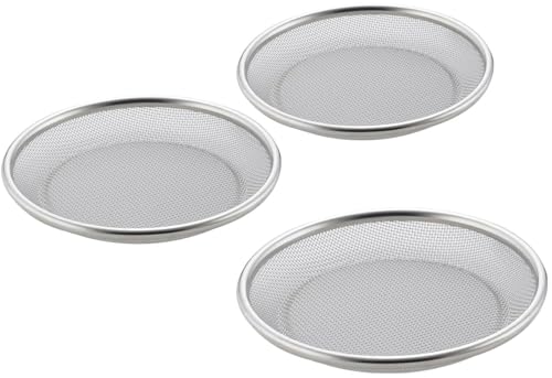 Shimomura Kihan 43024 Abtropfsieb, flaches Sieb, hergestellt in Japan, Edelstahl, unterteilt, Abtropfgestell, Gemüse, Beine, 3er-Set von 下村企販