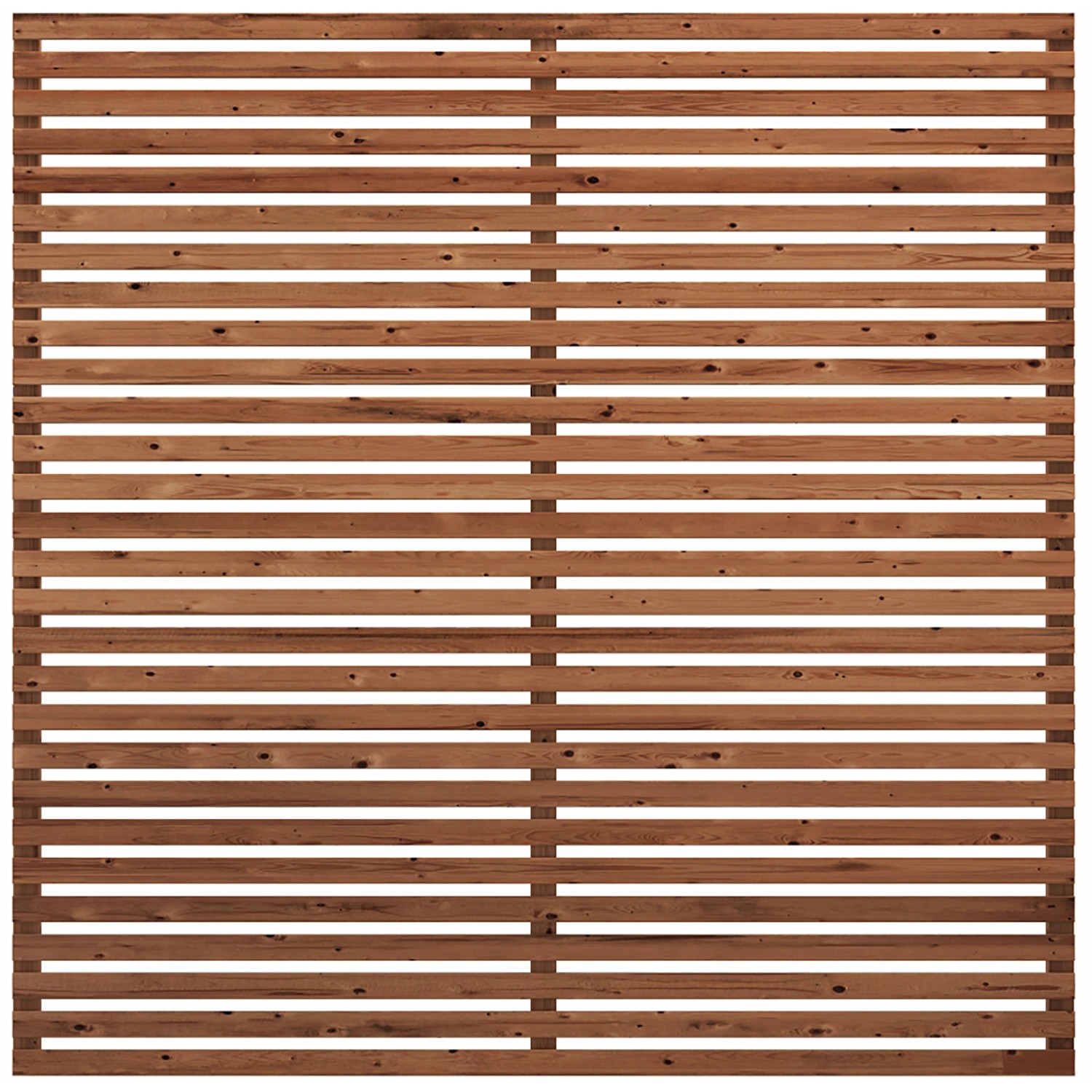Plus Holz Sichtschutzzaun Tokyo ThermoWood® 180 cm x 180 cm von Plus