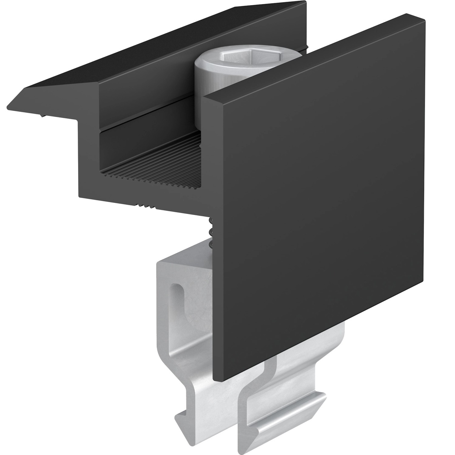 Solar Base Start- und Endklemme Schwarz für PV-Module 30 - 40 mm Solar Base Start- und Endklemme Schwarz für PV-Module 30 - 40 mm von -