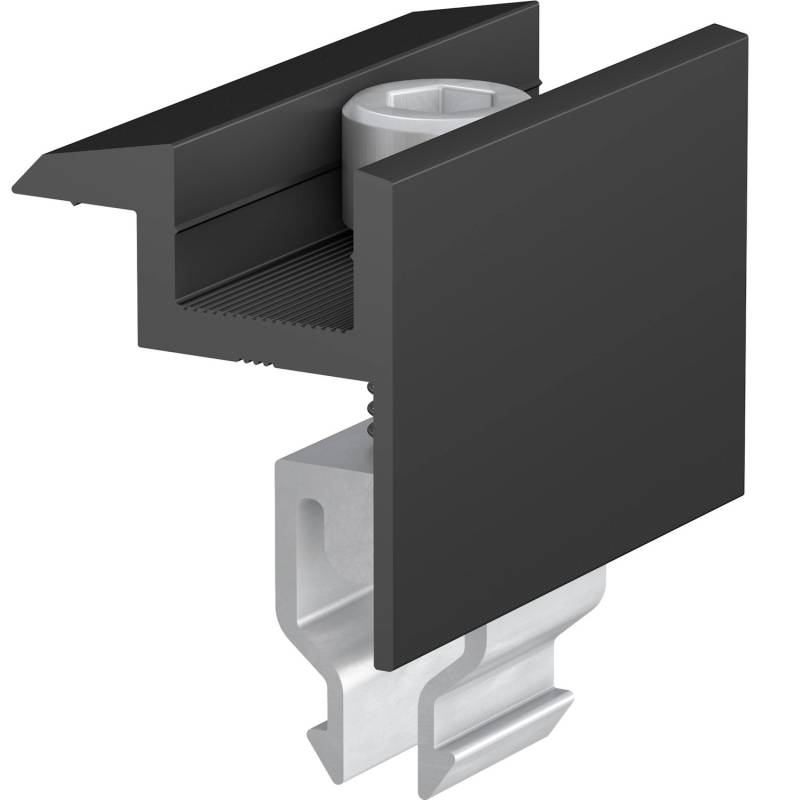 Solar Base Start- und Endklemme Schwarz für PV-Module 30 - 40 mm von -