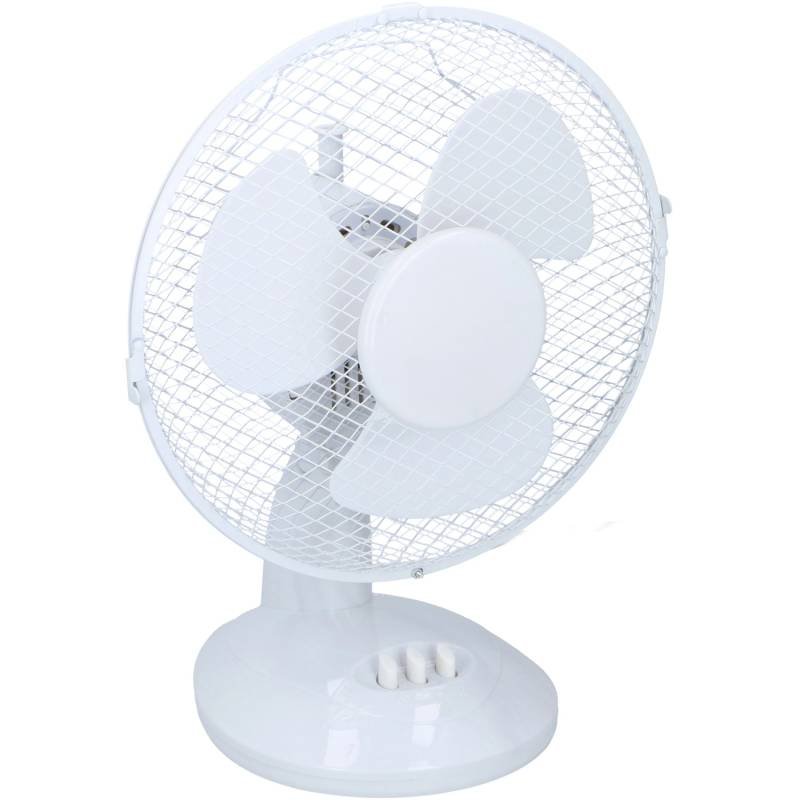 Tischventilator Weiß Ø 23 cm Tischventilator Weiß Ø 23 cm von -