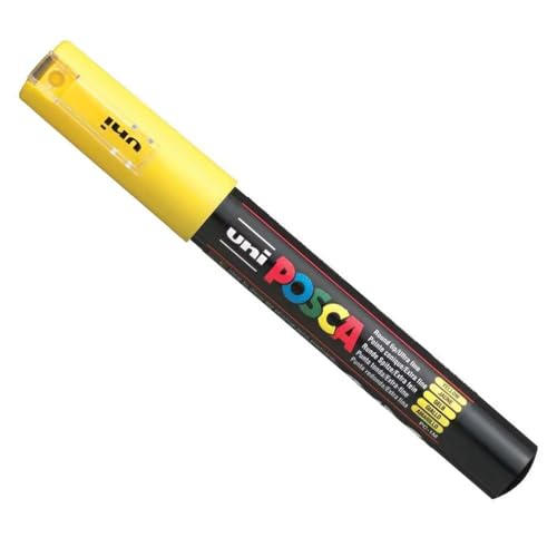 Uni Posca Marker PC- 1 M, Glas, Rundspitze, 1,0 mm Yellow Uni Posca Marker PC- 1 M, Glas, Rundspitze, 1,0 mm Yellow von 三菱鉛筆