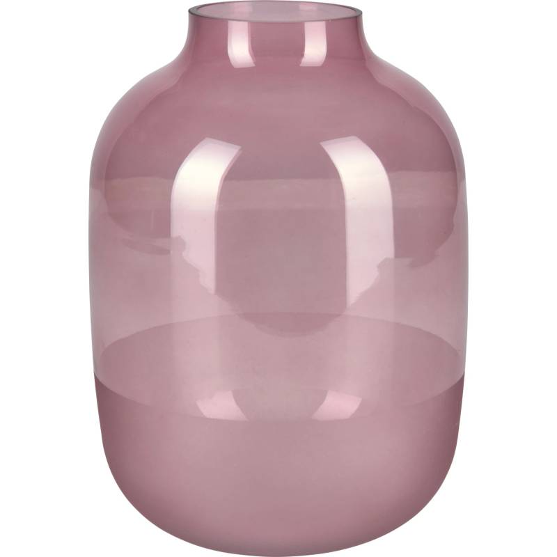 Vase Blush Bordeaux Glas 25,5 cm x Ø 18 cm Burgunderrot von -