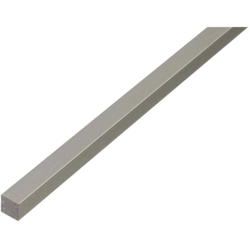 Vierkantstange Alu Silberfarbig eloxiert 10 mm x 10 mm x 2000 mm von -