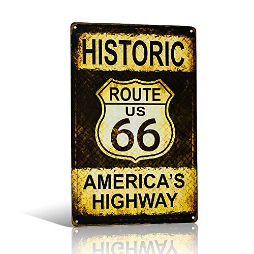 Vintage-Schild US Route 66 Gas Old Highway Gas Service Station von 不适用