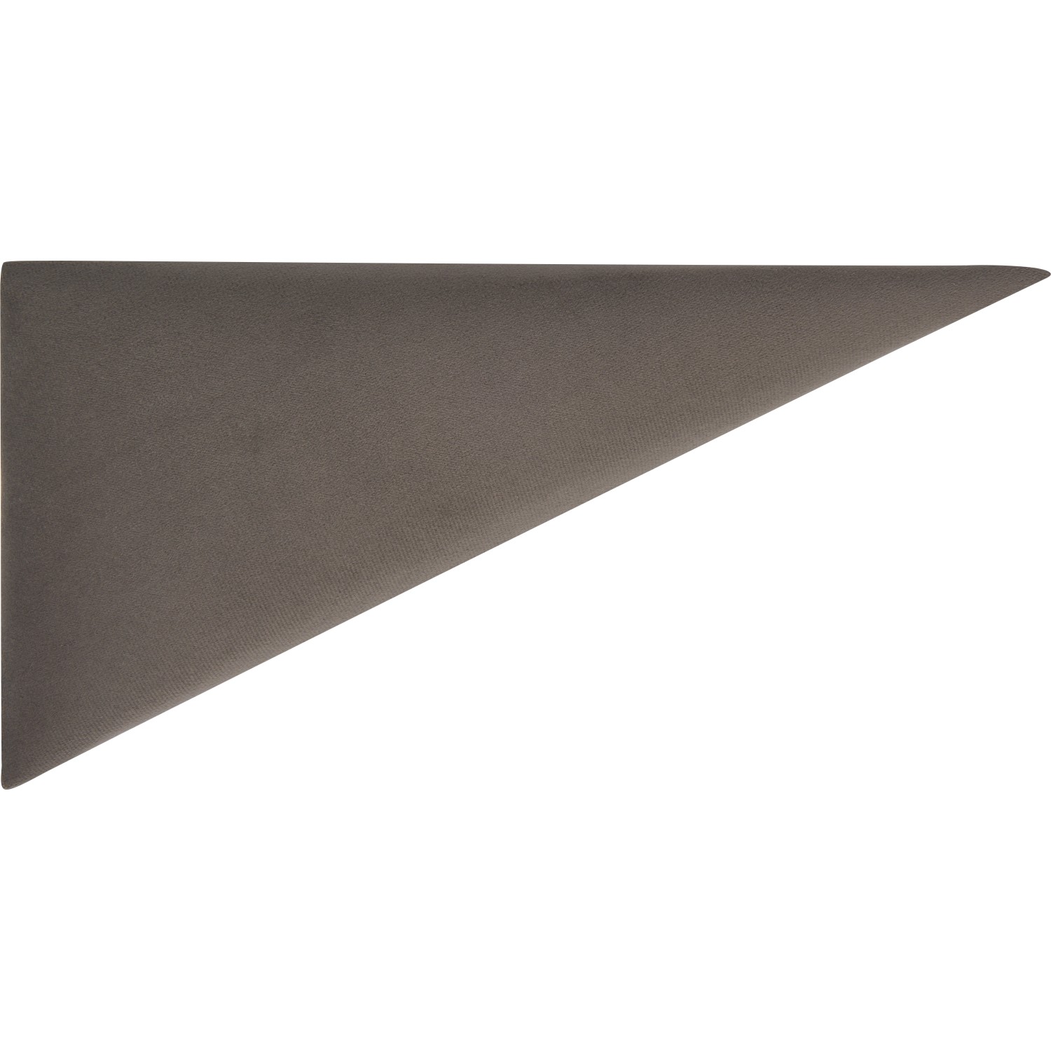 Wandkissen Dreieck 15 cm x 30 cm Dunkelgrau Samt Wandkissen Dreieck 15 cm x 30 cm Dunkelgrau Samt von -