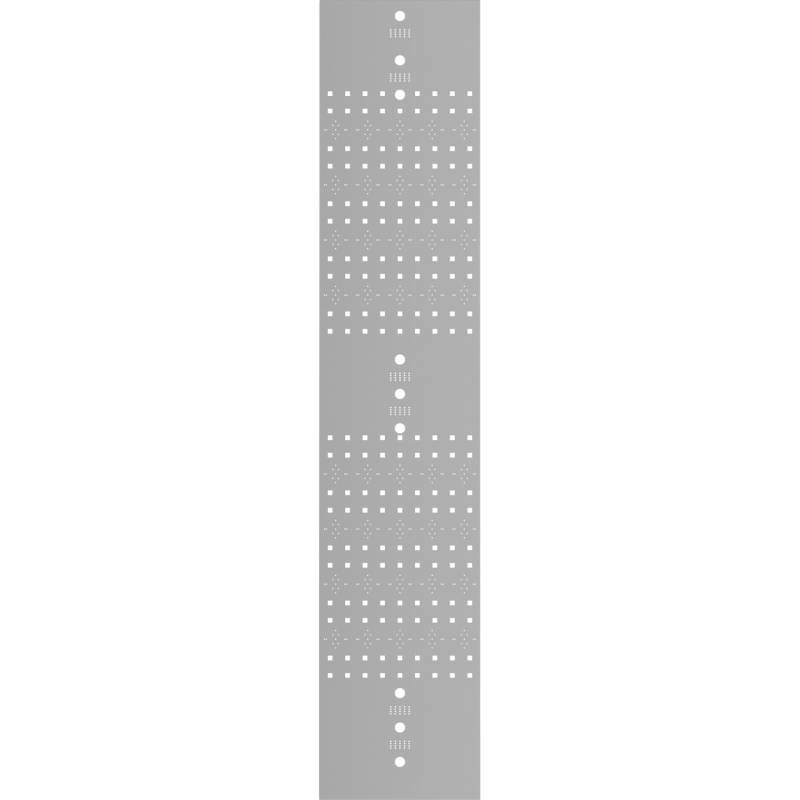 Wandpanel 2in1 für Gerätehäuser 25 x 172 x 3 cm von -