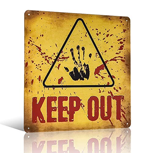 不适用 Warnung Keep Out Blechschilder Metall Borad Dekorative Schilder von 不适用