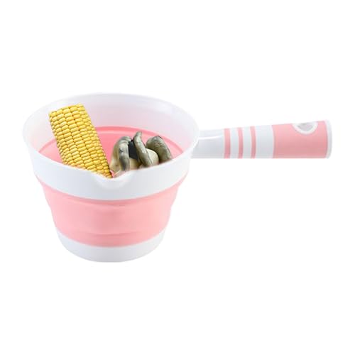 Water Dipper Suppenkelle | hängender Wasserkelle | Klappbarer Eimer für Bad Tasse | Tragbare Kelle Werkzeug zum Kochen Bad Dusche Reise Garten von ノーブランド品