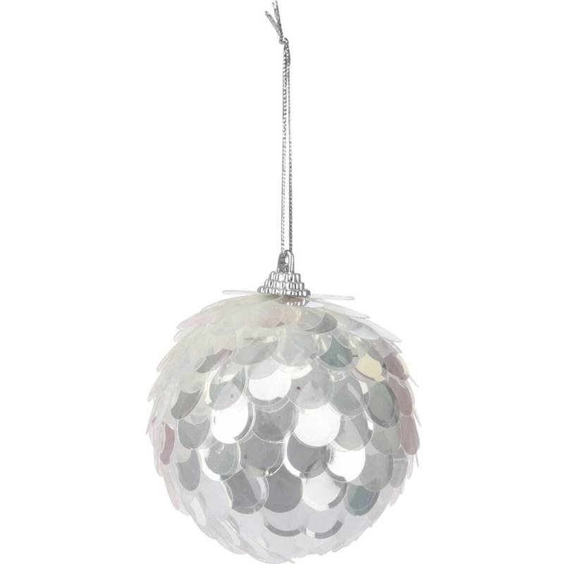 Weihnachtskugel Blatt Ø 8 cm 3-fach sortiert von -