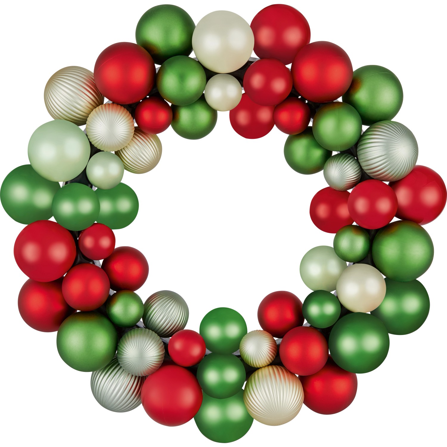 Weihnachtskugel-Kranz Ø 35 cm Mehrfarbig Weihnachtskugel-Kranz Ø 35 cm Mehrfarbig von -