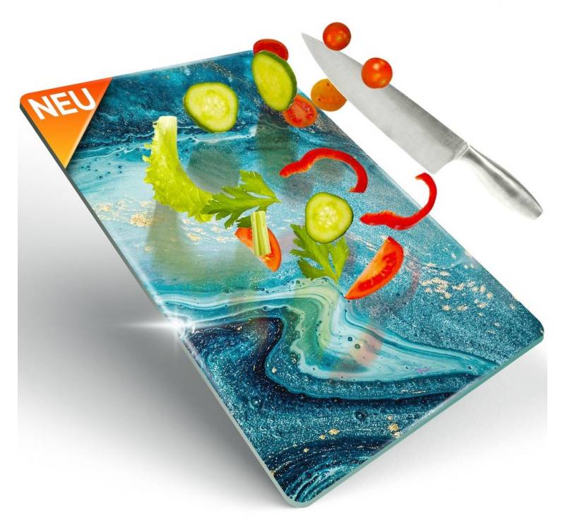 Decovetro Schneidebrett Decovetro Schneidebrett Glas, 40x30cm, Glass Cutting Board, Glass von Decovetro