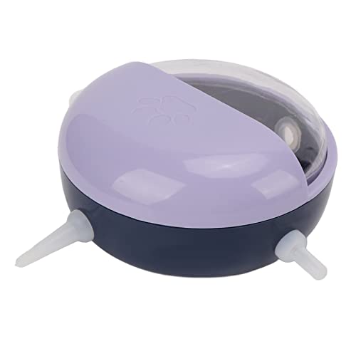 01 02 015 Pet Milk Feeder, hochtemperaturbeständiger biomimetischer 180-ml-Silikon-Welpennippel-Futterspender für Welpen Violett von 01 02 015