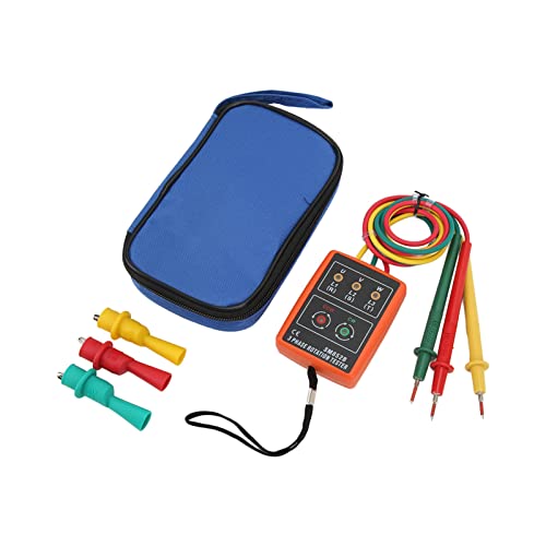 3-Phasen-Rotationsmessgerät, AC 60 ~ 600 V, digitaler 3-Phasen-Rotationstester, bequem zu bedienen, SM852B ABS mit Clip für Fabrik zur Stromprüfung für Arbeiter 3-Phasen-Rotationsmessgerät, AC 60 ~ 600 V, digitaler 3-Phasen-Rotationstester, bequem zu bedienen, SM852B ABS mit Clip für Fabrik zur Stromprüfung für Arbeiter von 01 02 015