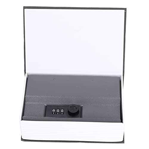 Buchsafe Box, Buchform Safe klein verwirrend für Bücherregal(Schwarz) von 01 02 015