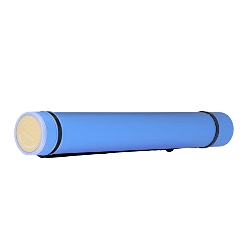 Dokument Poster Tube, Poster Tube Round Antishock für Outdoor für Reisen zur Aufbewahrung(Blau) von 01 02 015