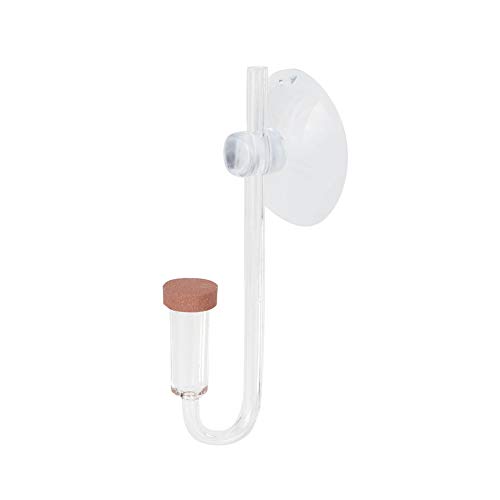 01 Mit Saugnapf, CO2-Diffusor, unsichtbarem Mini-Rückschlagventil, Aquarium-CO2-Diffusor für Aquarium-Aquarienpflanzen von 01